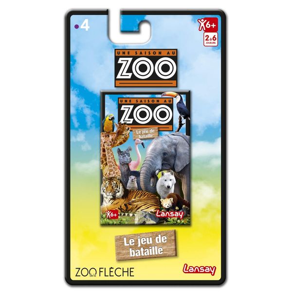 Lansay-Une Saison au Zoo-Card Game, 75121