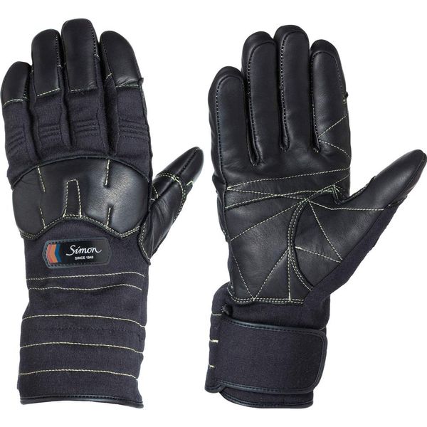 Simon Protective Gloves for Disaster Activities (Aramid Fiber Gloves) KG-180 L KG-180-L Black