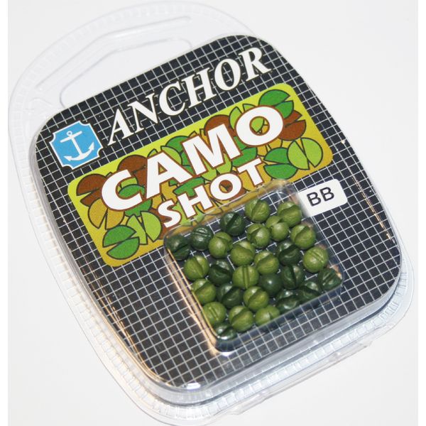 Anchor Tackle Camo Double-Cut Shot Refill - Green, Size B