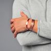 Earth Therapy Minimalist Matte Copper Magnetic Cuff Bracelet For Men and Women - Adjustable - Ultra Strength