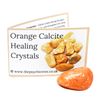 Orange Calcite Polished Tumblestone Healing Crystals Crystal Only