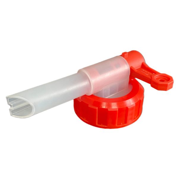 Wandbreite Sabeu FLUXX Zapfhahn AH 13/40 Edelstahl Auslaufhahn Ausgießhahn Ablasshahn für DIN 40 Gewinde, 1.5 L/min, 2 Ports