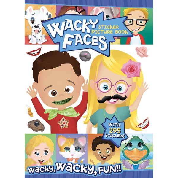 Bendon Create-A-Face Sticker Pad (Wacky Faces)
