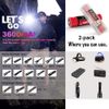 Rechargeable Battery 3.7V 3600mAh for Streamlight X Series Flashlights 2-Pack