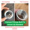 1" inch Coupling Threaded NPT 316 Stainless Steel FNPT x FNPT Full Coupling Class 150