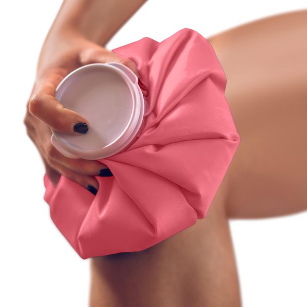 Doctor Developed Hot and Cold Pack/Ice Bag/Ice Pack/Compress - Re-useable and Waterproof (Pink, Medium (9"))