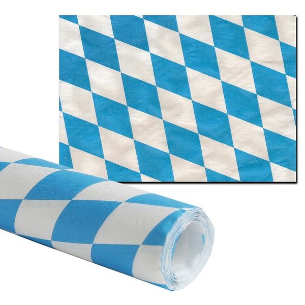 Damasttischtuchrolle Bayernraute 8m lang 1m breit
