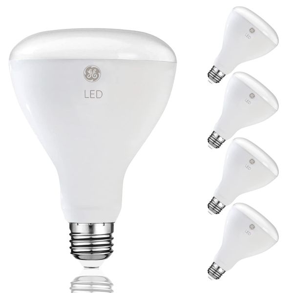 GE Daylight LED 65W Replacement Indoor Floodlight BR30 Light Bulbs (Pack of 4)