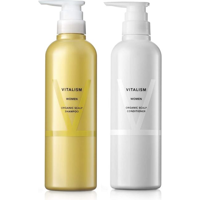 VITALISM Scalp Care Shampoo &amp; Conditioner Set for WOMEN (for women) 500ml each large capacity pump type (renewal version)