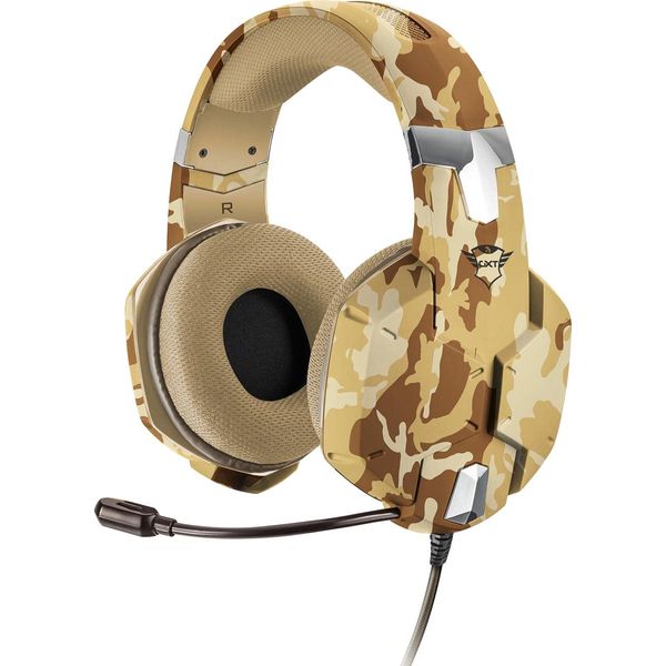 Trust Gaming 22125 GXT 322D Carus Gaming Headset for PC , Laptop, PS4 and Xbox One, Desert Camo
