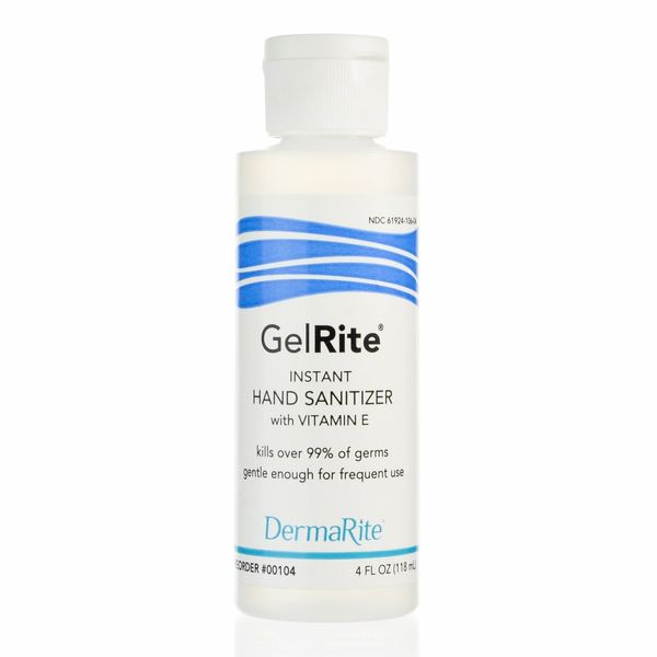 Hand Sanitizer Kills 99% of germs 4 oz Bottle 65% Alcohol Made in The USA 12 Ct