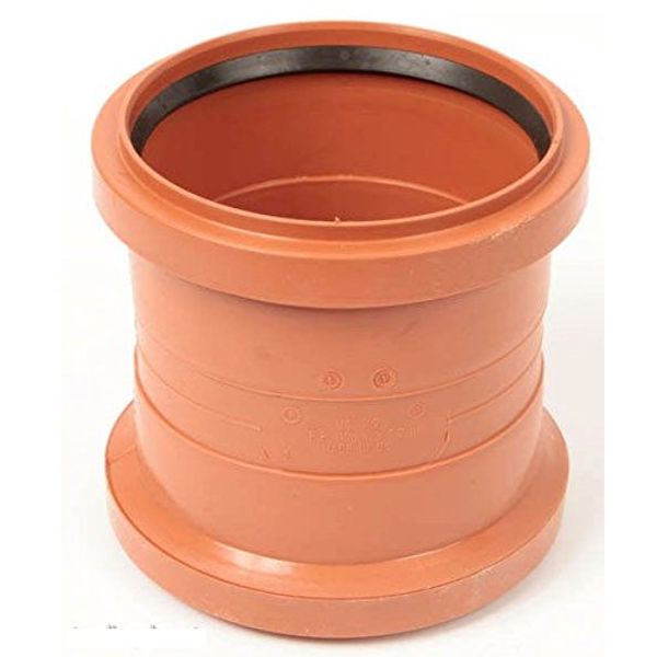 Polypipe Double Socket Coupling Pipe 110mm UG402