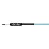 Fender Professional Series Tweed Instrument Cable, 18.6', Daphne Blue