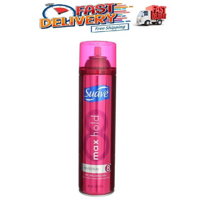 Suave Max Hold Hairspray, 11 oz