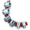 Fastener Screw Bolt Nut Thread Measure Gauge Size Checker - Large Inch Sizes