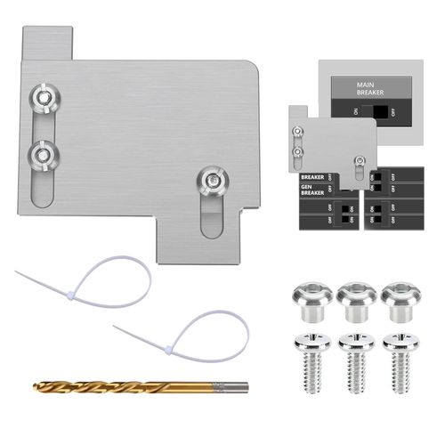 Generator Interlock Kit Suitable for Horizontal Main Cutler Hammer CH Series 150 or 200 amp Panels,TAN Breaker ONLY, Electrical Interlock Kit,1 1/2"Spacing between Main and Branch Breaker(EAT-CH200A)