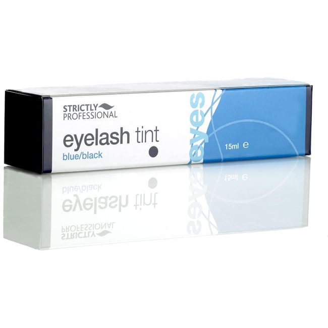 Strictly Professional Eyelash & Eyebrow Dye Tint Basic Tinting Kit Tint Lash (Eyelash Tint Blue/Black-15g SPE7520) - Tint only, no developer