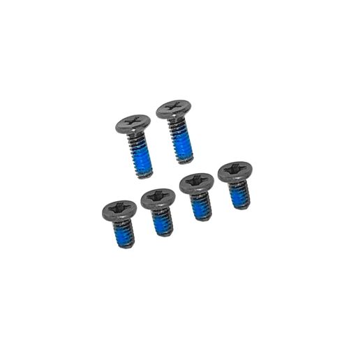 ZAHARA 6PCS Black Lower Bottom Base Cover Case Screws Replacement for HP Spectre x360 13-AP 14-CD 14M-CD 14T-CD 14-DD 2 Long and 4 Short