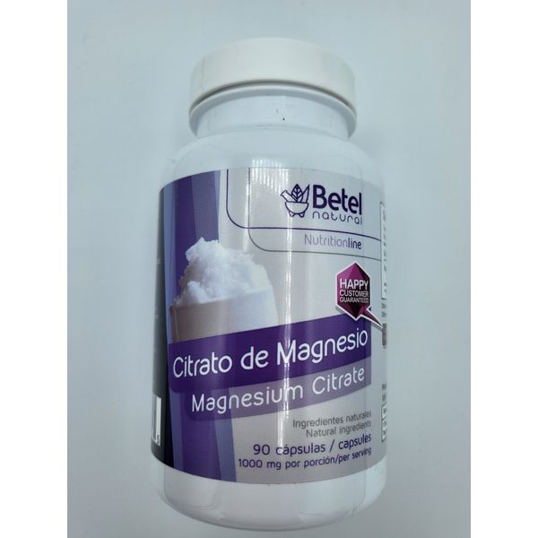 Citrato De Magnesio  90 Capsules