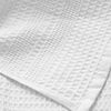 GILDEN TREE Waffle Towel Quick Dry Thin Exfoliating, 4 Pack Washcloths for Face Body, Classic Style (White)