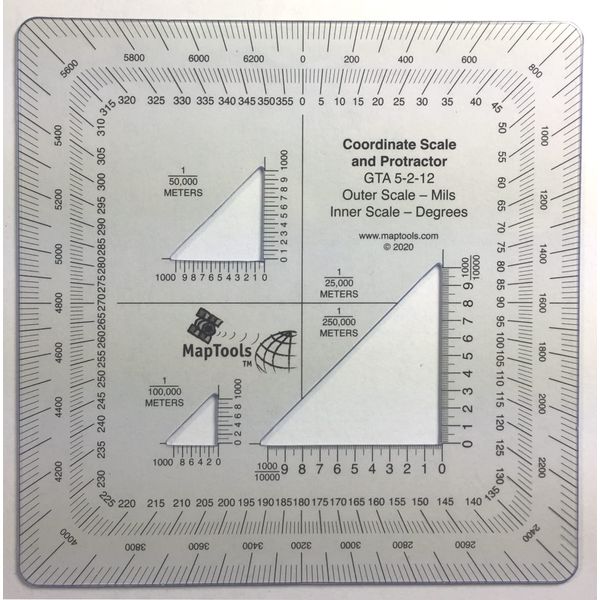 MapTools Military Style UTM/MGRS Coordinate Scale