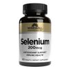 Selenium 200 mcg Supplement – Immune & Thyroid Support Antioxidant – 100 Tablets