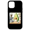 iPhone 12/12 Pro Avocado Barista Serves Coffee. Apron Coffee Machine Pastries Case