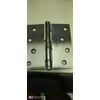 Hager Brushed Chrome 4x4 Hinge 1741  Pair 2 Hinges per Box