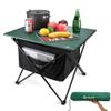 VILLEY Portable Aluminum Camping Side Table Ultralight Folding Beach Table w/Bag