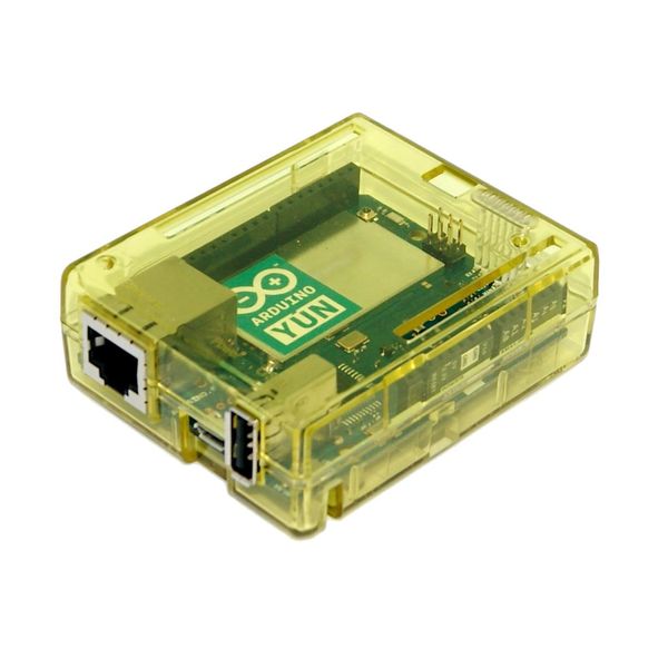Arduino YUN Case Enclosure Transparent Yellow Computer Box by SB Components