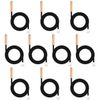 DaFuRui 10K NTC Thermistor Probe，10 Pcs Copper Sensitive Temperature Temp Sensor for Air Conditioner