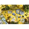 Excelsa Table Runners, Cotton, Yellow and Blue, 45 x 140 cm
