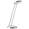 Eglo LED Modern Chrome/White Touch Switch Desk Lamp 'GEXO'