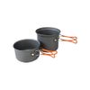 Kombat Anodised Aluminium Cookset Mess Tin Set 2pc