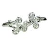 Silver Celtic Swirl Cufflinks, Decorative Knot Design, Gift Box Included