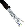 kenable FLAT CAT7 FTP Shielded 600MHz 10Gbps Ethernet LAN Cable RJ45 6m Black