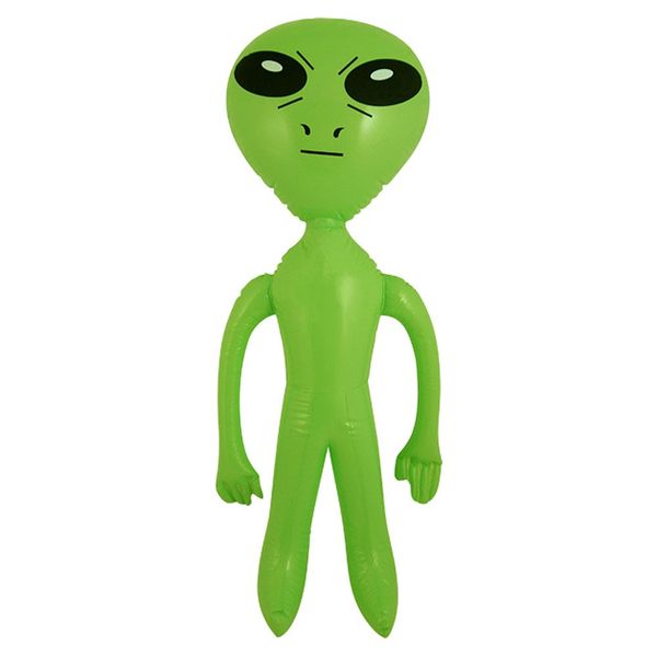 Henbrandt Inflatable Blow Up Green 64 cm Alien Space Ship Party Accessory (Green)