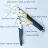 BJDSI 9" Long Nose Locking Pliers,Strength Spring,Anti-Rust,One-Handed Operation.