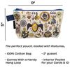 Alchemy Bag - 9" Zipper Pouch for Pencils, Tools, Cosmetics and More