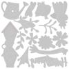 Sizzix Thinlits Die 665091 Hello Spring by Olivia Rose, 16 Pack, Multicolour, One Size