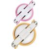 Clover Pom Maker: Small, Other, Pink/Yellow/Off White