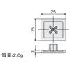 SU SU Frame Cap 2525 (Black) SFA-027 Pack of 10