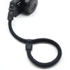 INPON Hand Strap with Metal Ring/Ring Cover, Black, Wire Diameter 8mm
