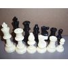 Staunton Tournament Chess Pieces, Triple Weighted with 3.75" King and 2 extra Queens