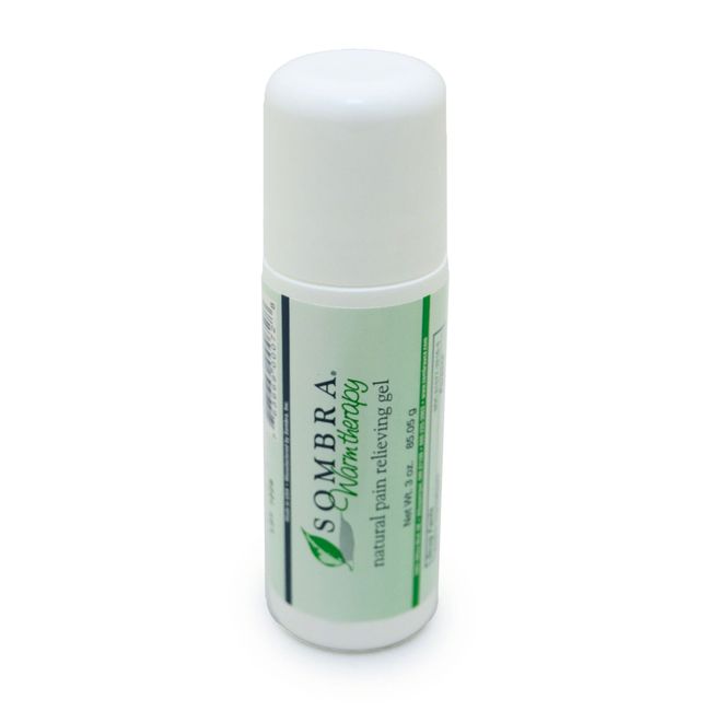 Sombra Warm Therapy Natural Pain Relieving Gel Roll On, 3-Ounce