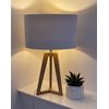 Cream Velvet Brushed Gold Oval Lampshade