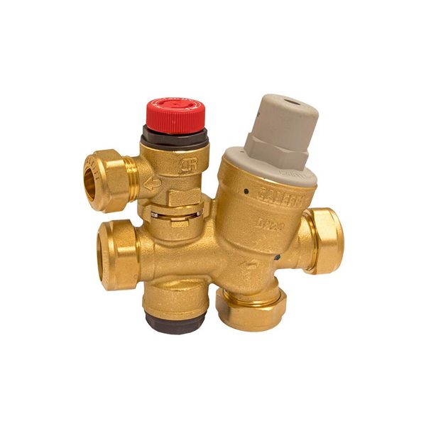 Caleffi Multibloc Cold Water Control Valve 533112CST 3 & 6 Bar - Circlip