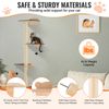 Wall Mounted Cat Shelves Tree with Platform Tree-Shaped Cat Furniture