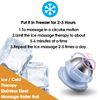 MURLIEN Ice Therapy Massage Roller Ball, Manual Massager for Deep Tissue Massage, Alleviating Muscle Tension and Pain Relief, Suitable for Neck, Back, Shoulders, Arms, Legs, Thighs etc.