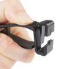 4Pcs Black Work Glove Clip Holder, Grabber for DIY Store, Garden Work